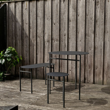 Zone Denmark Disc Foldable Outdoor Furniture, Black
