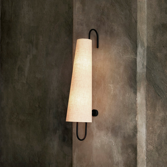 Ferm Living Ancora Wall Lamp 100 - Black/Natural