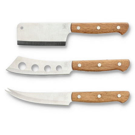 Morsø Foresta Cheese Knives, Set Of 3 Oak / Stainless Steel