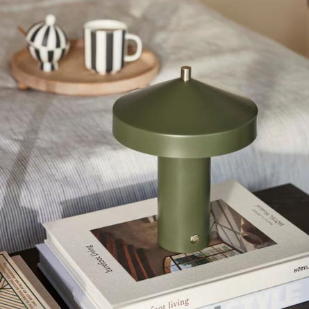 Oyoy Hatto Cordless Table Lamp LED H24.5cm, Olive