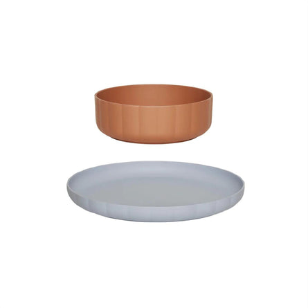 Oyoy Pullo Plate & Bowl, Set of 2