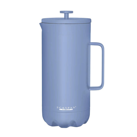 SCANPAN To Go French Press Coffee Maker 1.0L 8 Cups, Airy Blue