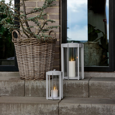 Zone Denmark Firefly Candlelight Lantern, Soft Grey
