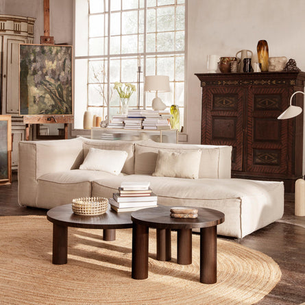Ferm Living Catena Modular Sofa, Small, Cotton Linen