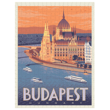 Designworks Ink Jigsaw Puzzle In Tube (500 Pc) - Budapest