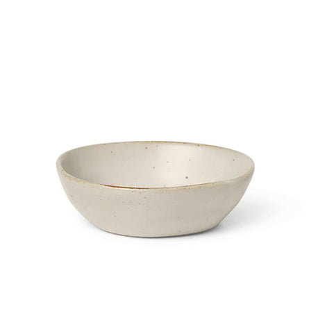 Ferm Living Flow Bowls, Off-White Speckle, Small