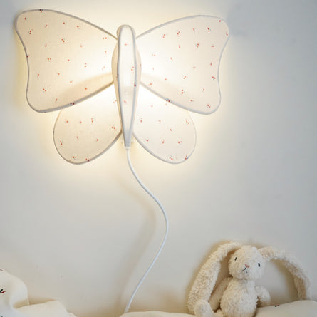 Konges Sløjd  Butterfly Fabric Wall Lamp