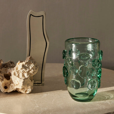 ferm LIVING Lump Vase - Recycled Clear