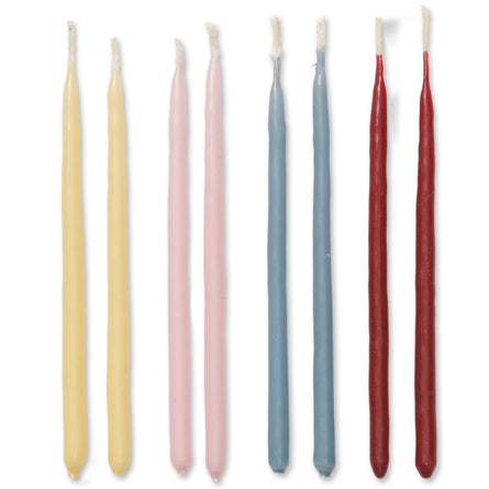 ferm LIVING Miniature Candles - Set of 24, Whimsical Blend