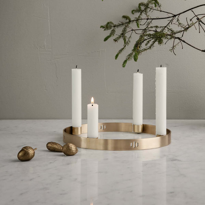 ferm LIVING Circle Candle Holder, Small