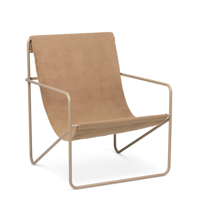 ferm LIVING Desert Lounge Chair, Cashmere/Solid Sand