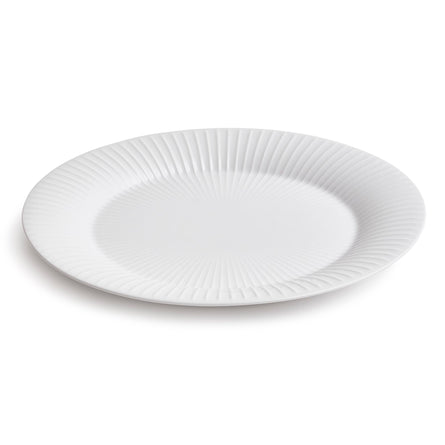 Kähler Hammershøi Oval Serving Dish, White Ceramic