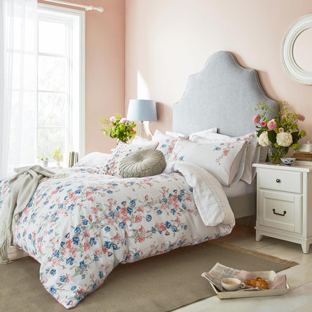 Laura Ashley Charlotte Coral Pink Bedding