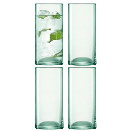 LSA Canopy Recycled Highball 350ml, Set of 4