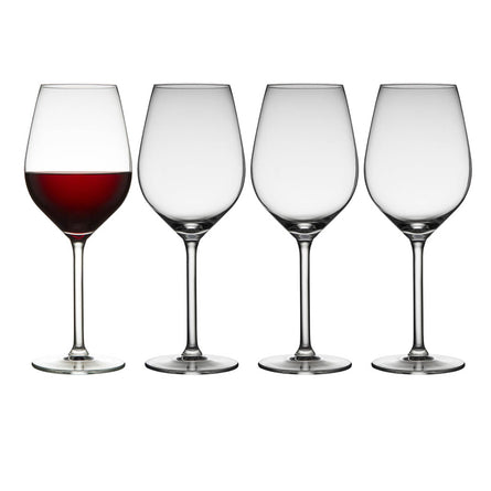 Lyngby Glas Juvel Red Wine Glass 50cl, Set of 4