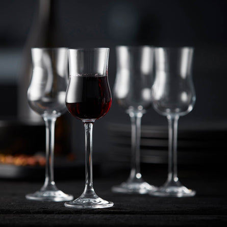 Lyngby Glas Juvel Spirits Port/Wine Glass 9cl, Set of 6