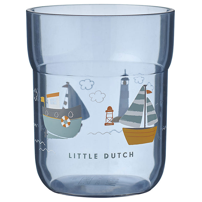 Mepal x Little Dutch Children's Glass Mio, 250ml, Sailor's Bay