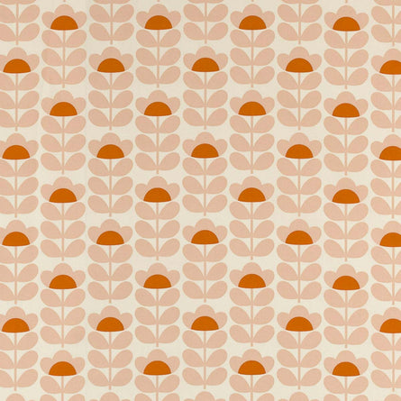 Orla Kiely Sweetpea Fabric, Orange