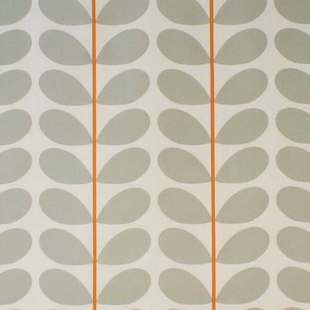 Orla Kiely Two Colour Stem Fabric, Warm Grey