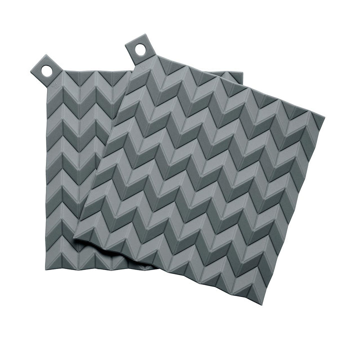 Rig Tig HOLD-ON Pot Holders, Grey