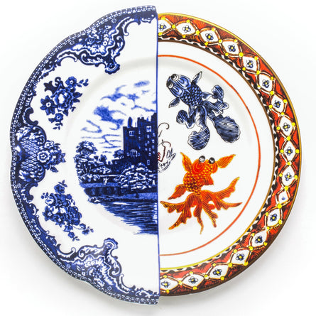 Seletti Hybrid Porcelain Dinner Plate Ø27.5cm, Isaura