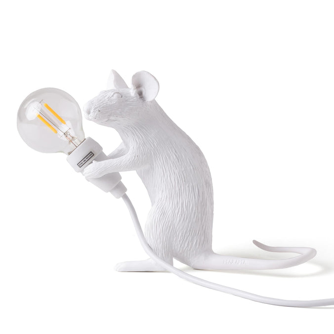 Seletti Mouse Lamp USB, Sitting White
