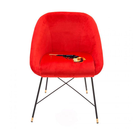 Seletti Wears Toiletpaper Padded Chair, 60x50cm h72cm, Revolver